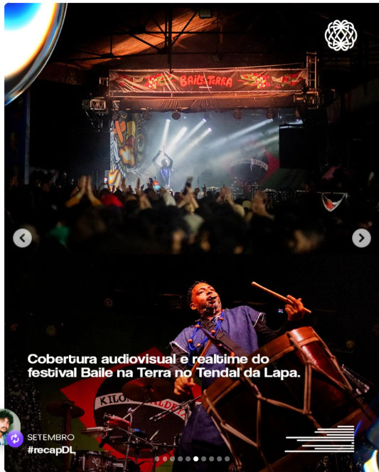 Audience and performers at Baile na Terra